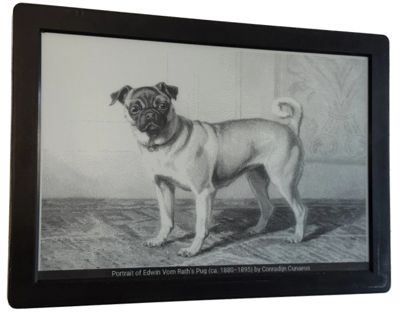 Živý obraz s dílem Edwin vom Rath’s Pug