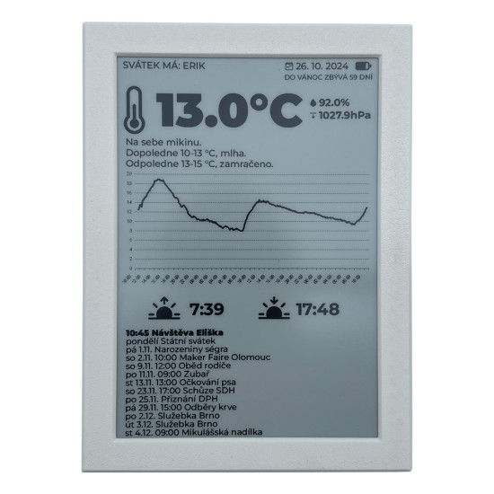 SVERIO PaperBoard černobílý 9.7" ED097TC2 - obrázek 1